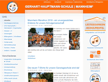 Tablet Screenshot of gerhart-hauptmann-schule-mannheim.de